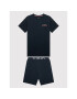 Tommy Hilfiger Pyžamo UB0UB00436 Tmavomodrá Regular Fit - Pepit.sk