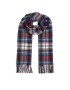 Tommy Hilfiger Šál Th Monogram Tartan Scarf AM0AM11984 Modrá - Pepit.sk