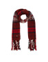 Tommy Hilfiger Šál Tommy Check Scarf AW0AW15337 Tmavomodrá - Pepit.sk