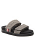 Tommy Hilfiger Šľapky Cleated Strappy Hilfiger Sandal FM0FM04147 Sivá - Pepit.sk