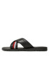 Tommy Hilfiger Šľapky Criss Cross Sandal FM0FM04457 Čierna - Pepit.sk