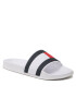 Tommy Hilfiger Šľapky Rubber Th Flag Pool Slide FM0FM04236 Biela - Pepit.sk