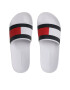 Tommy Hilfiger Šľapky Rubber Th Flag Pool Slide FM0FM04236 Biela - Pepit.sk