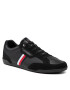 Tommy Hilfiger Sneakersy Corporate Mix Leather Cupsole FM0FM04015 Čierna - Pepit.sk