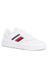 Tommy Hilfiger Sneakersy Court Cupsole Retro Lth Stripes FM0FM04828 Biela - Pepit.sk