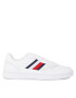 Tommy Hilfiger Sneakersy Court Cupsole Retro Lth Stripes FM0FM04828 Biela - Pepit.sk