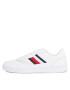 Tommy Hilfiger Sneakersy Court Cupsole Retro Lth Stripes FM0FM04828 Biela - Pepit.sk