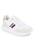 Tommy Hilfiger Sneakersy Global Stripes Lifestyle Runner FW0FW07584 Biela - Pepit.sk