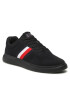 Tommy Hilfiger Sneakersy Lightweight Cupsole Knit Stripes FM0FM04587 Čierna - Pepit.sk