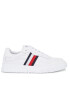 Tommy Hilfiger Sneakersy Supercup Leather Stripes FM0FM04824 Biela - Pepit.sk