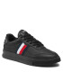 Tommy Hilfiger Sneakersy Supercup Leather Stripes FM0FM04824 Čierna - Pepit.sk