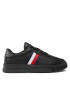 Tommy Hilfiger Sneakersy Supercup Leather Stripes FM0FM04824 Čierna - Pepit.sk