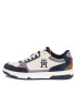 Tommy Hilfiger Sneakersy Th Basket Better Suede Mix FM0FM04822 Modrá - Pepit.sk