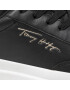 Tommy Hilfiger Sneakersy Th Signature Leather Sneaker FW0FW06665 Čierna - Pepit.sk