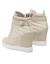 Tommy Hilfiger Sneakersy Wedge Sneaker Boot FW0FW06752 Béžová - Pepit.sk