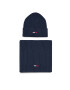 Tommy Hilfiger Súprava čiapka a tunelový šál Tjw Flag Beanie And Scarf AM0AM11677 Tmavomodrá - Pepit.sk