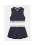 Tommy Hilfiger Súprava top a kraťasy Graphic KG0KG07201 D Tmavomodrá Slim Fit - Pepit.sk