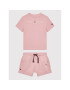 Tommy Hilfiger Súprava tričko a športové šortky Baby Essential KN0KN01488 Ružová Regular Fit - Pepit.sk