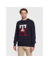 Tommy Hilfiger Sveter Bold Monogram MW0MW28045 Tmavomodrá Oversize - Pepit.sk