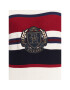 Tommy Hilfiger Sveter Seasonal Crest Stripe MW0MW29050 Écru Relaxed Fit - Pepit.sk