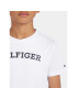 Tommy Hilfiger Tričko Arched KB0KB08333 D Biela Regular Fit - Pepit.sk