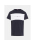 Tommy Hilfiger Tričko Colorblock KB0KB08552 S Tmavomodrá Regular Fit - Pepit.sk