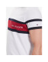 Tommy Hilfiger Tričko Colorblock Placement MW0MW29282 Biela Slim Fit - Pepit.sk