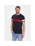 Tommy Hilfiger Tričko Colorblock Placement MW0MW29282 Tmavomodrá Slim Fit - Pepit.sk