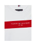 Tommy Hilfiger Tričko Essential Colorblock KB0KB07279 D Biela Regular Fit - Pepit.sk