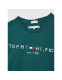 Tommy Hilfiger Tričko Essential KS0KS00201 Zelená Regular Fit - Pepit.sk