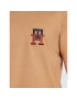 Tommy Hilfiger Tričko Essential Monogram MW0MW28256 Hnedá Regular Fit - Pepit.sk