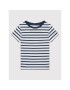 Tommy Hilfiger Tričko Essential Stripe KG0KG06502 Tmavomodrá Regular Fit - Pepit.sk