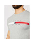 Tommy Hilfiger Tričko Global Strpie Chest Tee MW0MW16572 Sivá Regular Fit - Pepit.sk