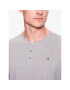 Tommy Hilfiger Tričko Henley UM0UM02803 Sivá Regular Fit - Pepit.sk