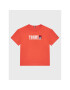 Tommy Hilfiger Tričko KB0KB07788 D Oranžová Regular Fit - Pepit.sk