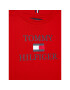 Tommy Hilfiger Tričko Logo KB0KB07794 D Červená Regular Fit - Pepit.sk