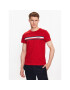 Tommy Hilfiger Tričko Monotype Chest Stripe MW0MW32119 Červená Slim Fit - Pepit.sk