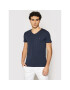 Tommy Hilfiger Tričko MW0MW02045 Tmavomodrá Slim Fit - Pepit.sk