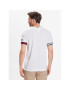 Tommy Hilfiger Tričko Pique Flag MW0MW30039 Biela Slim Fit - Pepit.sk