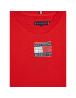 Tommy Hilfiger Tričko Tape Graphic KB0KB07282 M Červená Regular Fit - Pepit.sk