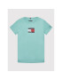 Tommy Hilfiger Tričko Tape Graphic Tee KB0KB07282 M Zelená Regular Fit - Pepit.sk