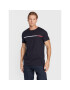 Tommy Hilfiger Tričko Two Tone Chest Stripe MW0MW27912 Tmavomodrá Slim Fit - Pepit.sk