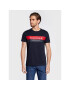 Tommy Hilfiger Tričko Two Tone MW0MW28222 Tmavomodrá Slim Fit - Pepit.sk