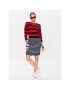 Tommy Hilfiger Úpletové šaty Colorblock Stripe WW0WW37949 Farebná Relaxed Fit - Pepit.sk