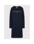 Tommy Hilfiger Úpletové šaty Relaxed Hilfiger WW0WW32270DW5 Tmavomodrá Relaxed Fit - Pepit.sk