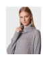 Tommy Hilfiger Úpletové šaty Softwool Cable WW0WW36805 Sivá Relaxed Fit - Pepit.sk