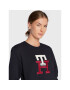 Tommy Hilfiger Úpletové šaty Terry Monogram WW0WW37442 Tmavomodrá Regular Fit - Pepit.sk