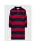 Tommy Hilfiger Úpletové šaty WW0WW34664 Bordová Relaxed Fit - Pepit.sk