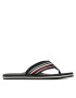 Tommy Hilfiger Žabky Corporate Stripes Beach Sandal FM0FM04407 Čierna - Pepit.sk