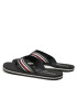 Tommy Hilfiger Žabky Corporate Stripes Beach Sandal FM0FM04407 Čierna - Pepit.sk